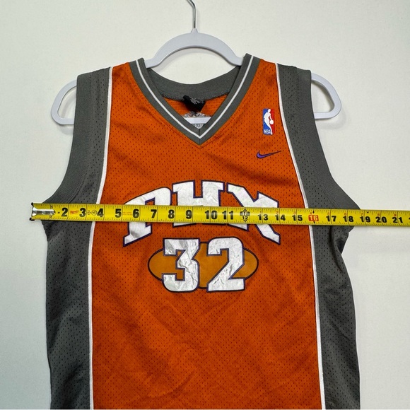 Y2K Nike NBA Basketball Phoenix Suns Amare Stoudemire #32 Boys Jersey Medium - Picture 8 of 9